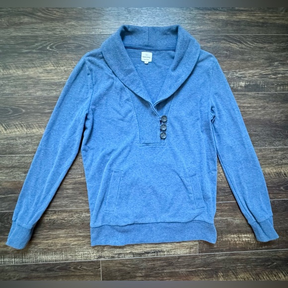 Banana Republic Tops - Banana Republic Blue Sweatshirt Top M